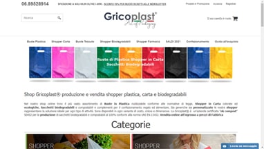 Vendita online | Buste in Plastica, Shoppers in Carta e Sacchetti Biodegradabili e Compostabili Personalizzati